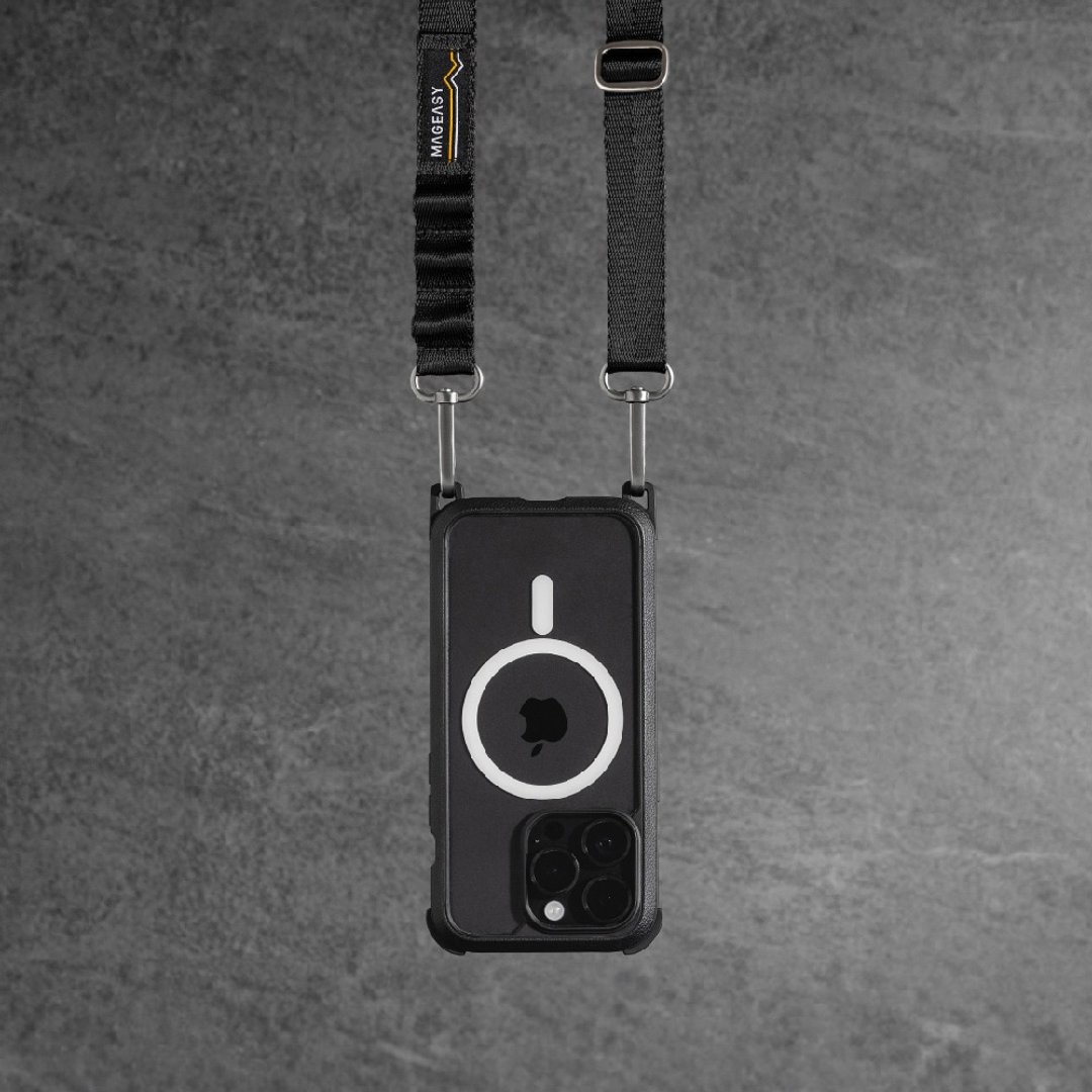 iPhone 15 Odyssey Strap超军规防摔挂绳手机壳 支持磁吸 - 手机配件 - 其他金属 