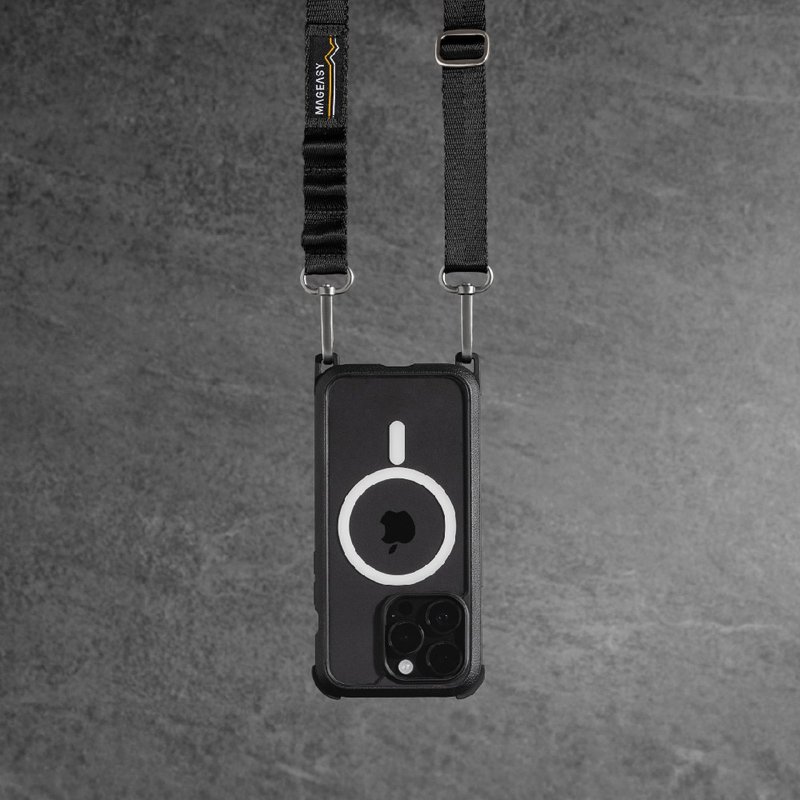 iPhone 15 Odyssey Strap超军规防摔挂绳手机壳 支持磁吸 - 手机配件 - 其他金属 