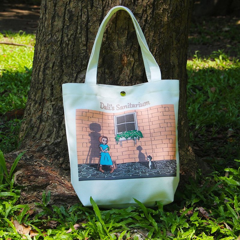 老猫疗养院 背影帆布袋 - 手提包/手提袋 - 其他人造纤维 