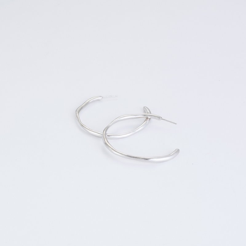 黄金海岸 耳环 - 耳环/耳夹 - 纯银 