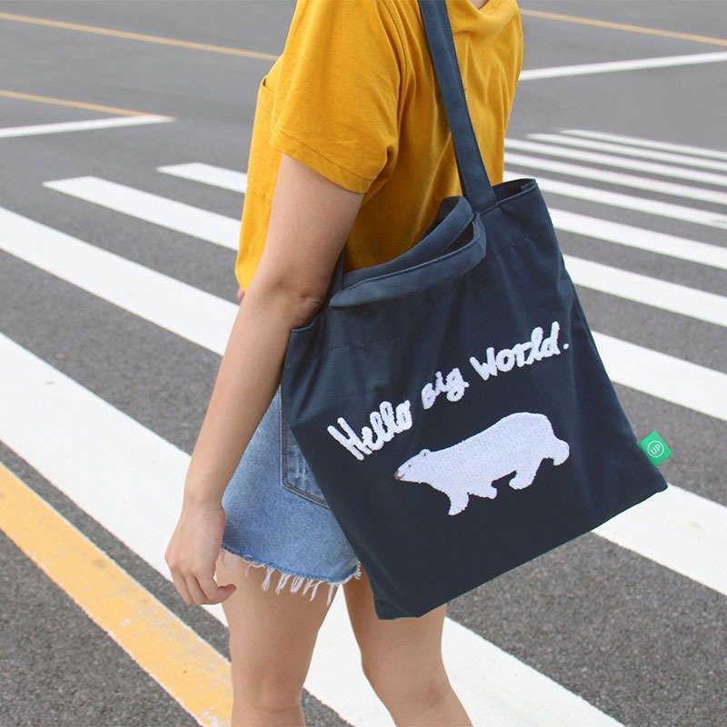 U-PICK原品生活 帆布手提单肩包 帆布单肩包韩版单肩包 - 侧背包/斜挎包 - 其他材质 