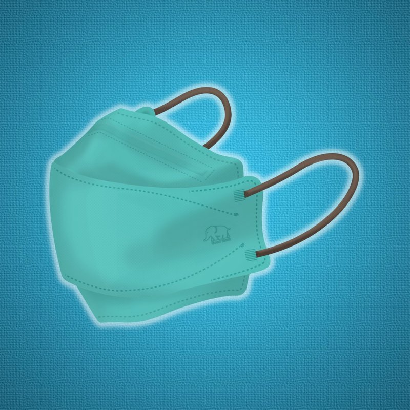 Good Mask - GMKF99 Protective Mask 立体防护口罩 - 宝石蓝 - 口罩 - 其他材质 蓝色