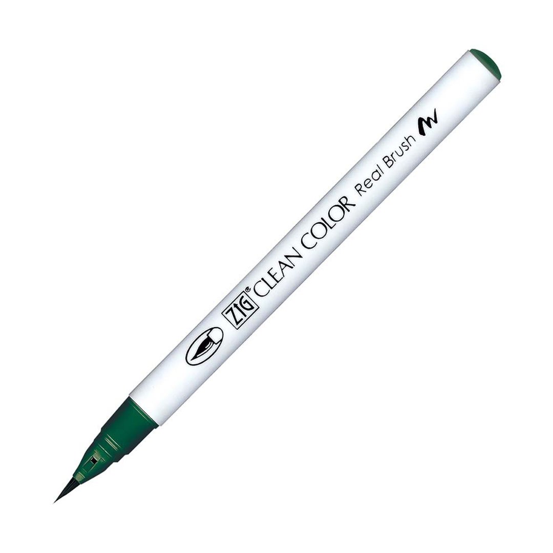 【Kuretake 日本吴竹】ZIG 彩绘毛笔 Dark Green - 其他书写用品 - 其他材质 