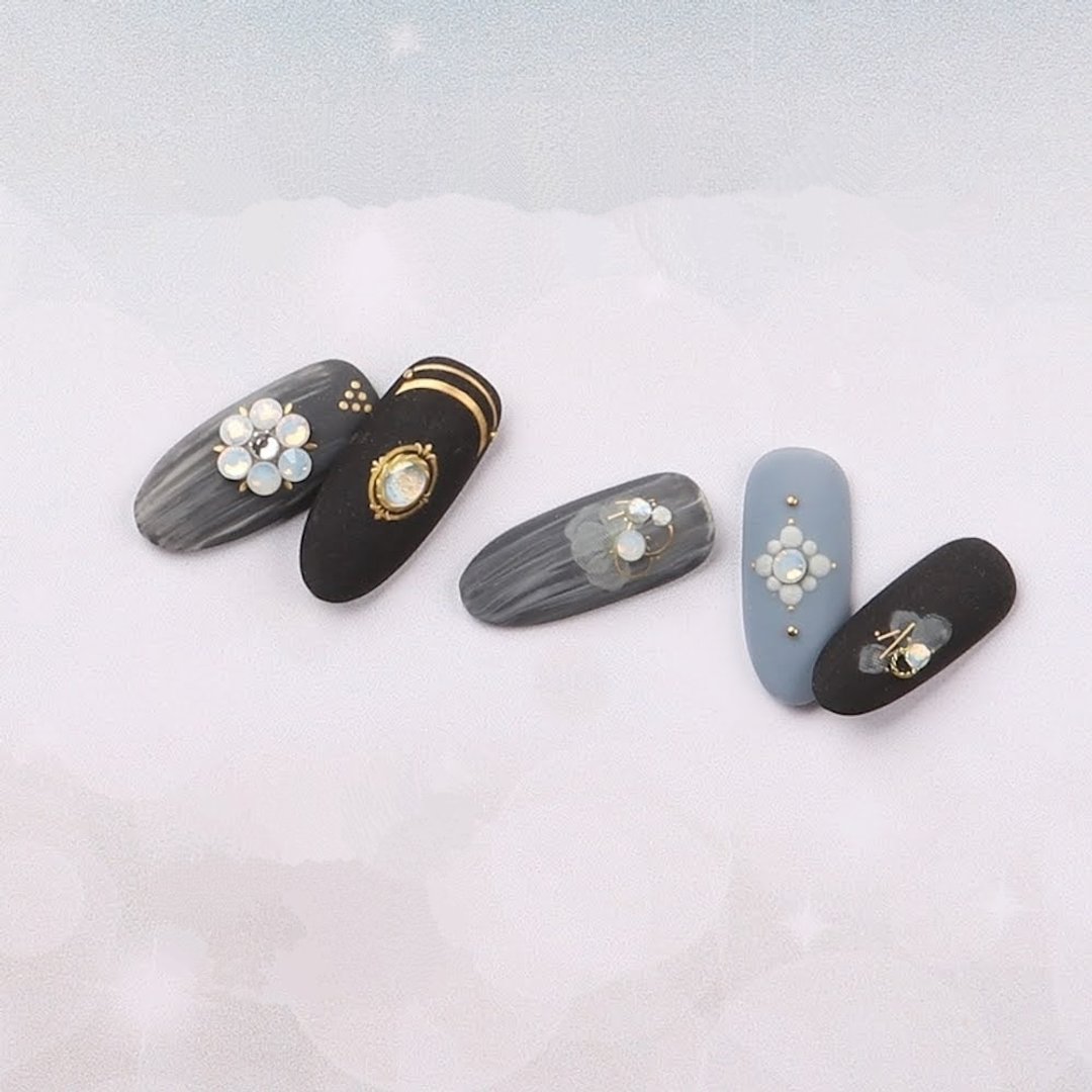 【 DIY 美甲】Nail Look 美甲装饰艺术贴纸 婚礼胸针 - 指甲油/指甲贴 - 纸 金色