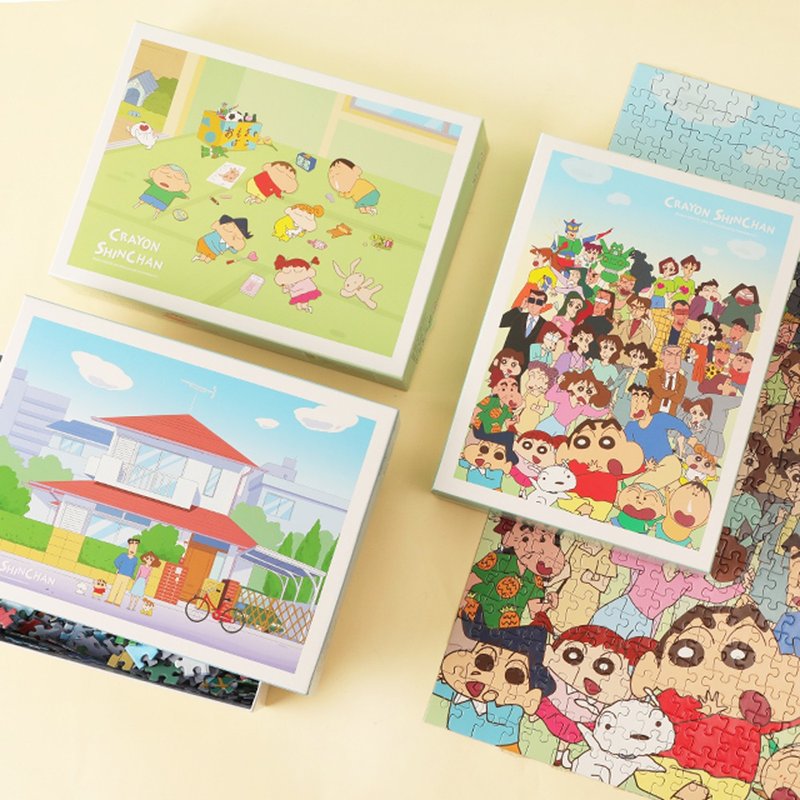 蜡笔小新520片拼图-Puzzle 野原家 蜡笔小新全员集合 蜡笔小新 - 拼图 - 纸 多色