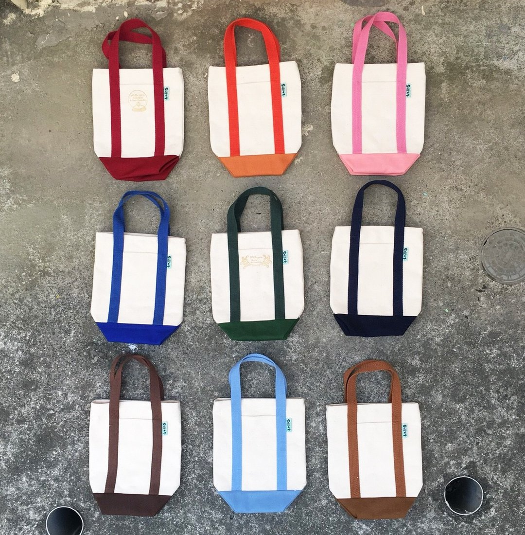 *Drink Tote Bag /环保饮料托特包* - 手提包/手提袋 - 棉 多色