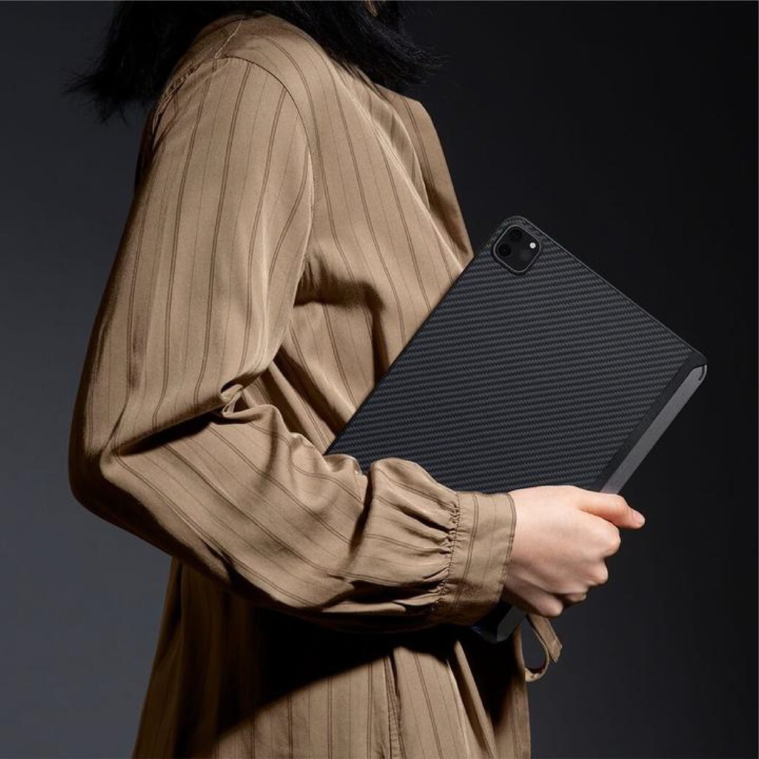 MagEZ Case2 iPad 12.9寸 2021款芳纶纤维磁吸平板壳 - 平板/电脑保护壳 - 其他人造纤维 黑色