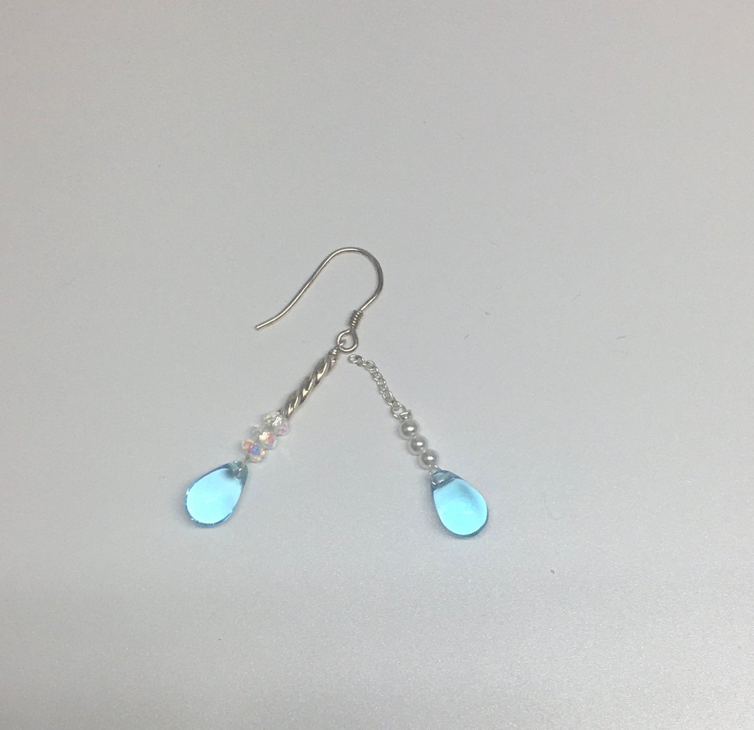 定制订单- Candy Jewelry 925纯银琉璃耳环 - 耳环/耳夹 - 琉璃 多色