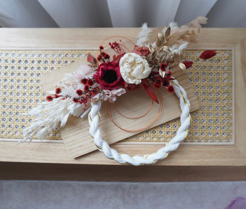 新春好运喜气祝连绳 - 摆饰 - 植物．花 红色