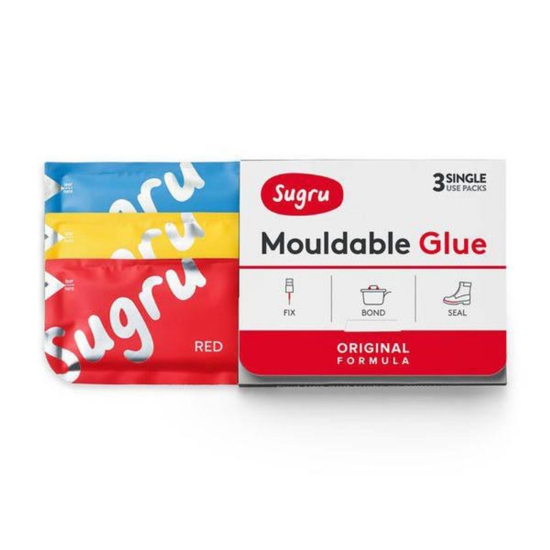 SUGRU Family-Safe 超强功能塑型黏土 - 3入 (共2款) - 其他 - 硅胶 红色