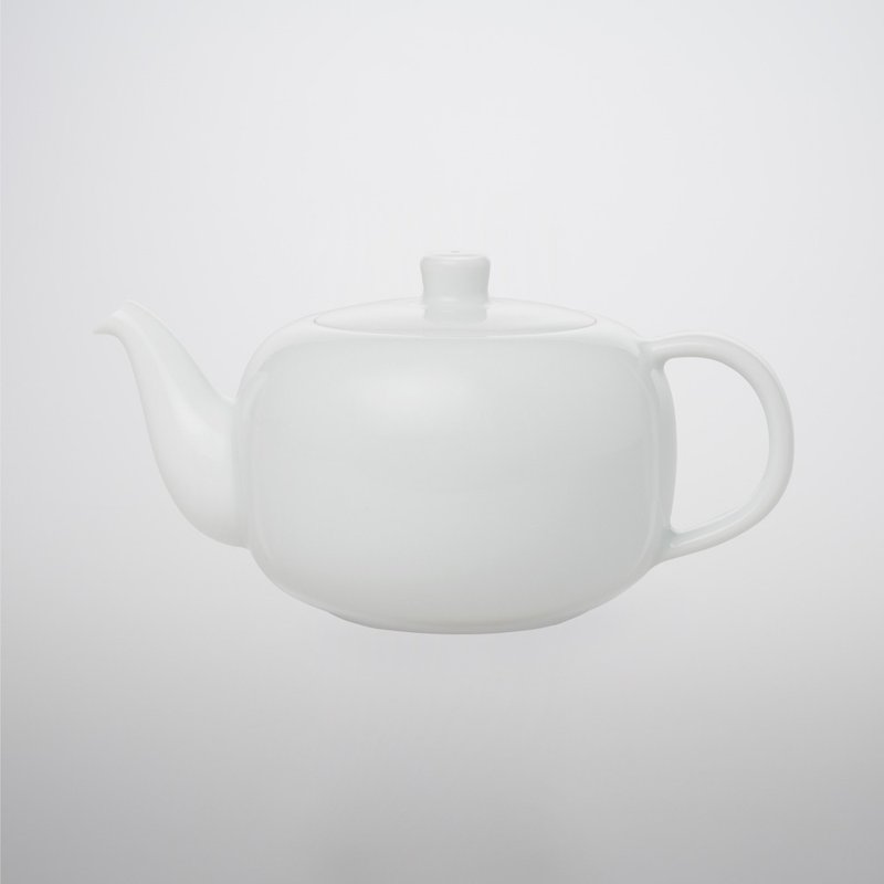 TG 白瓷中式茶壶 300ml - 茶具/茶杯 - 瓷 白色