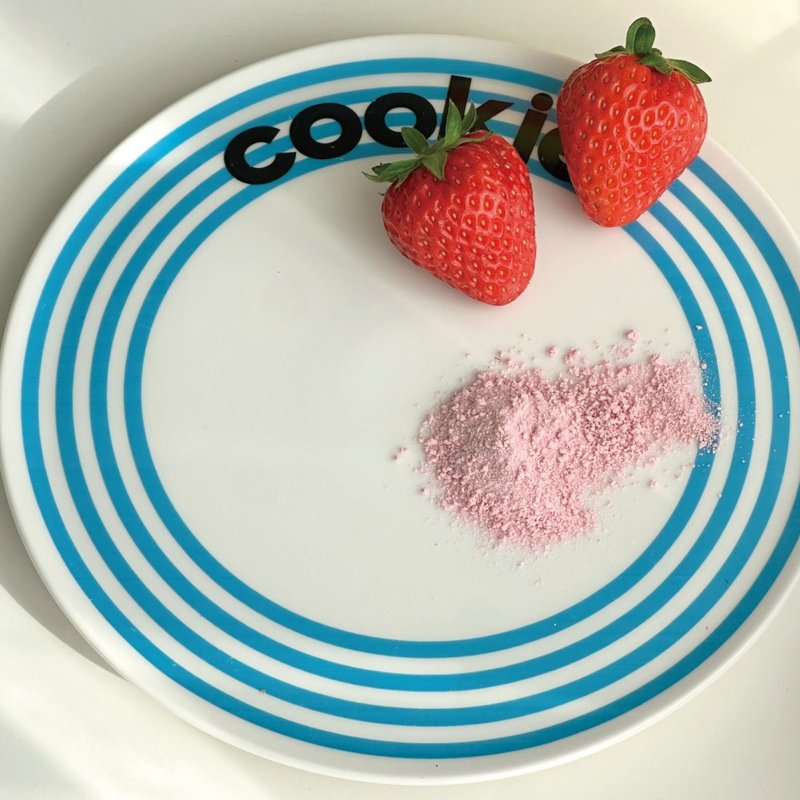 甜点时光盘_饼干 - 盘子/餐盘/盘架 - 玻璃 蓝色