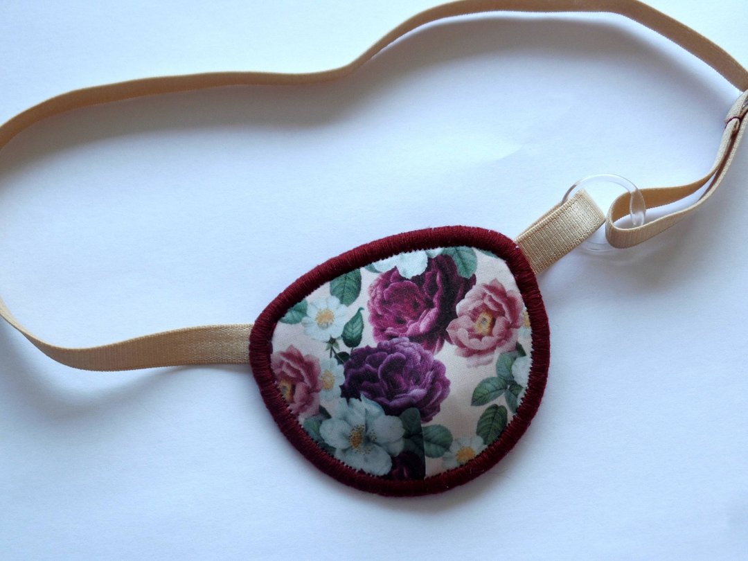 Eye patch for women. Strabismus and lazy eye, after surgery/amblyopia/opticlude - 其他 - 棉 多色