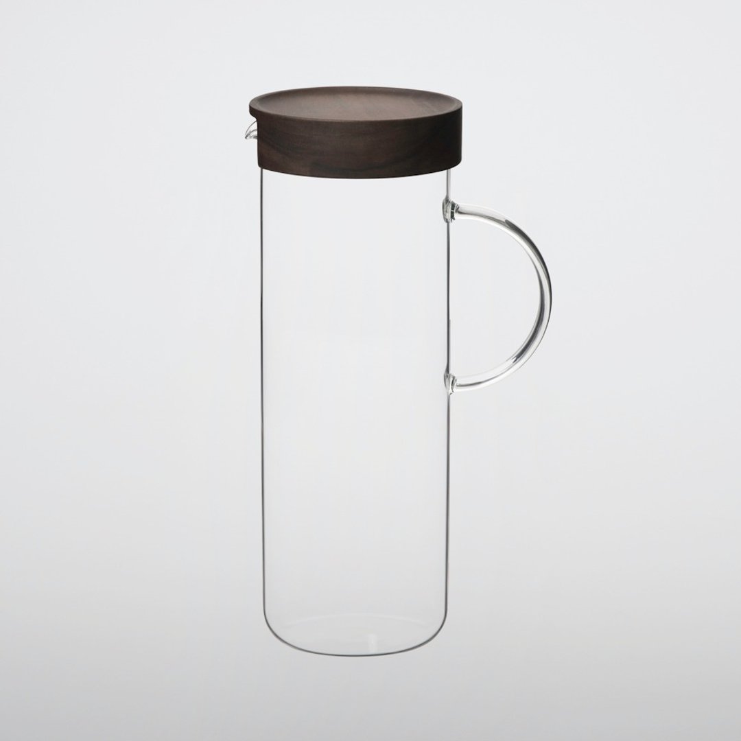 TG 台湾相思木玻璃冷水壶 1000ml - 水瓶/水壶 - 玻璃 透明