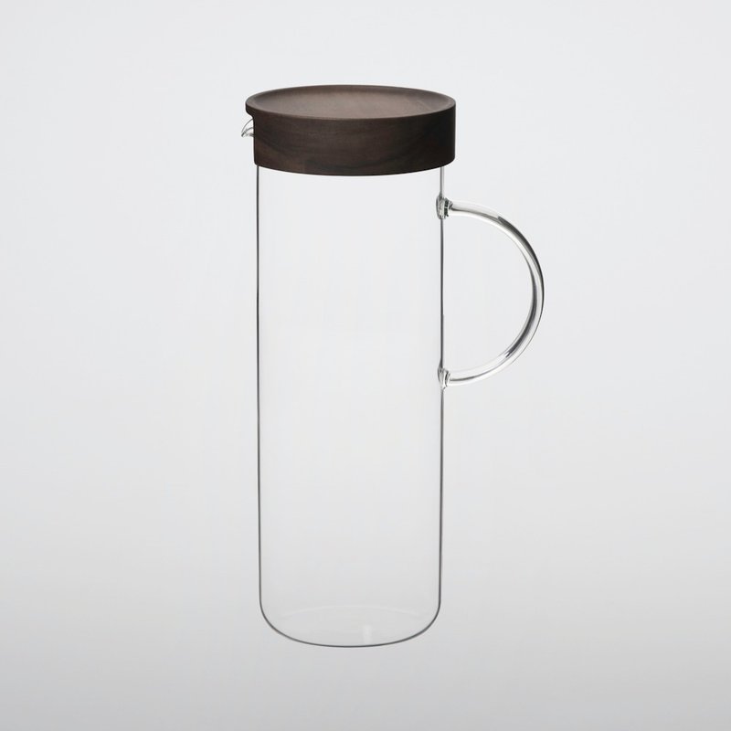 TG 台湾相思木玻璃冷水壶 1000ml - 水瓶/水壶 - 玻璃 透明