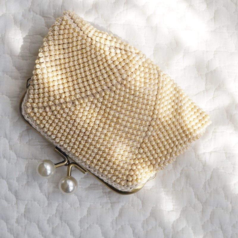 Ba-ba (m) 钩针编织方形小包 No.2141 - 皮夹/钱包 - 其他材质 咖啡色