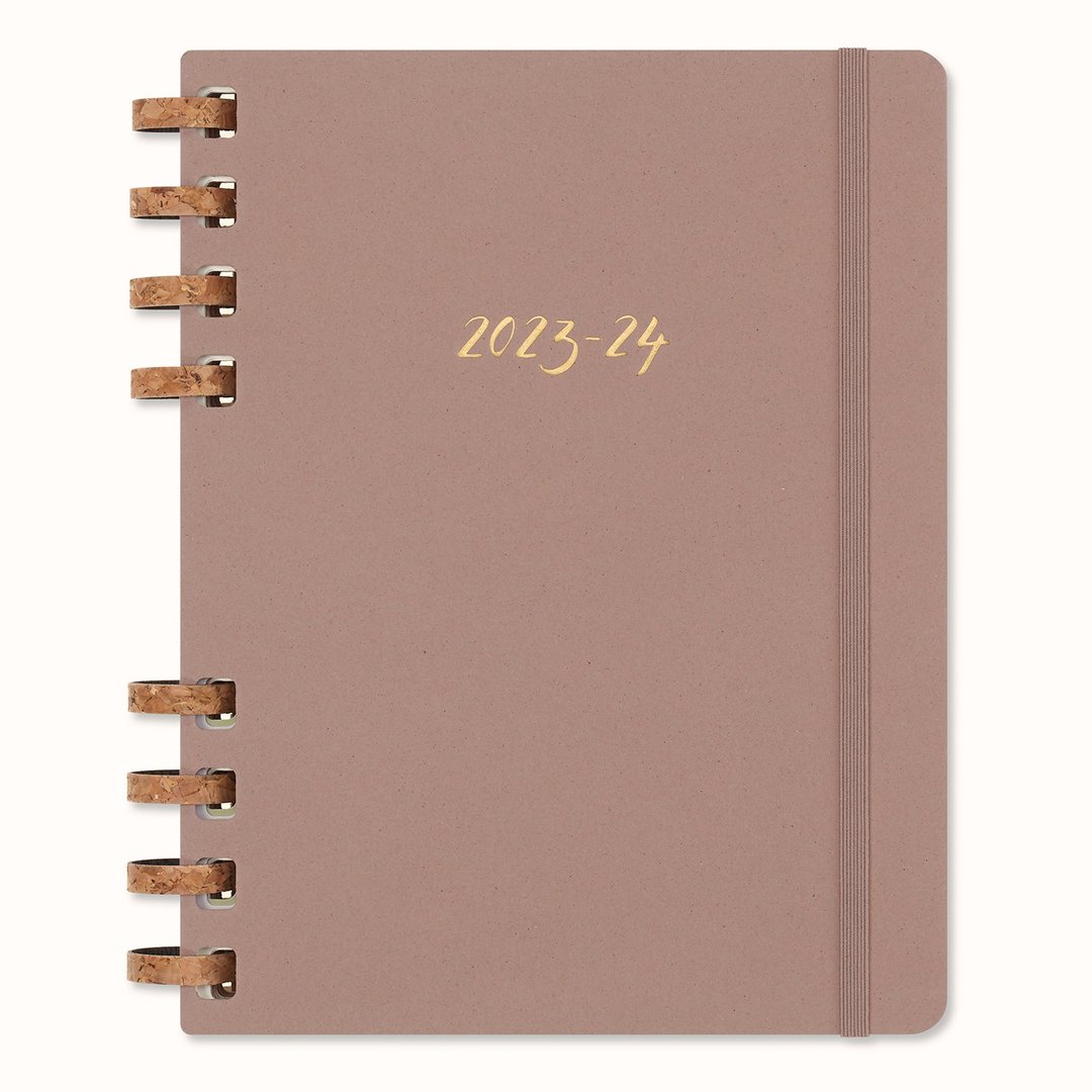 _勿上架_MOLESKINE 2023-24 线圈万用手帐 12M XL 裸棕 7月版 - 笔记本/手帐 - 纸 卡其色