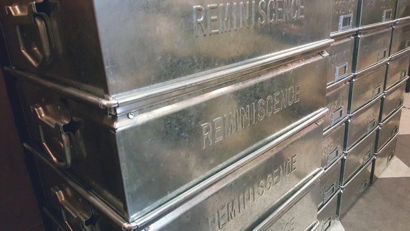 REMINISCENCE 小号 怀旧收藏箱 - 摆饰 - 其他金属 灰色