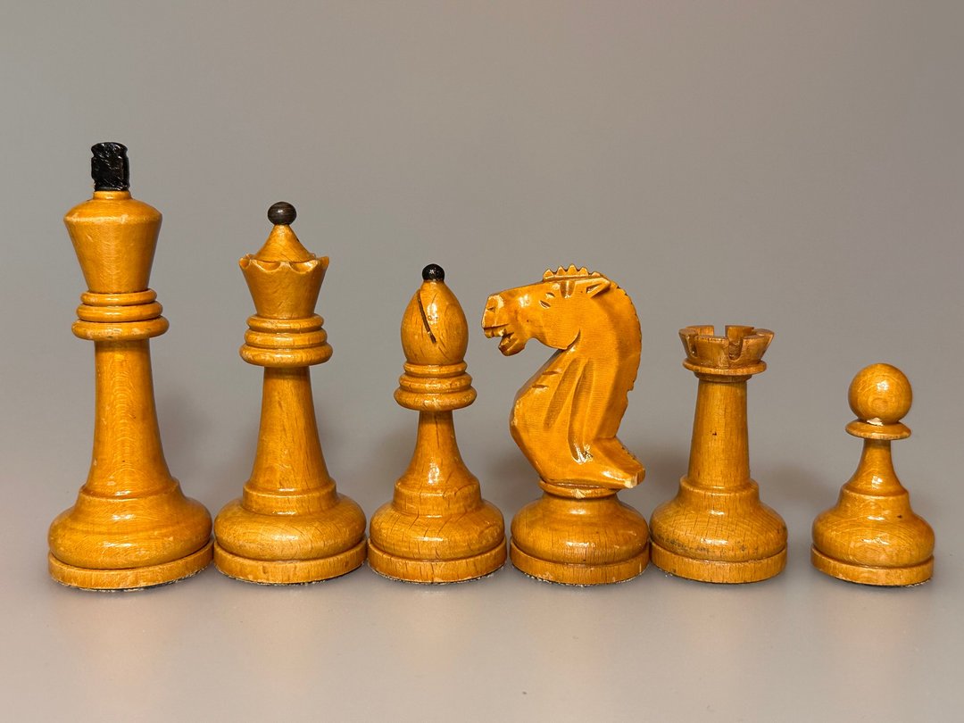苏联特级西洋棋套装 - 桌游/玩具 - 木头 