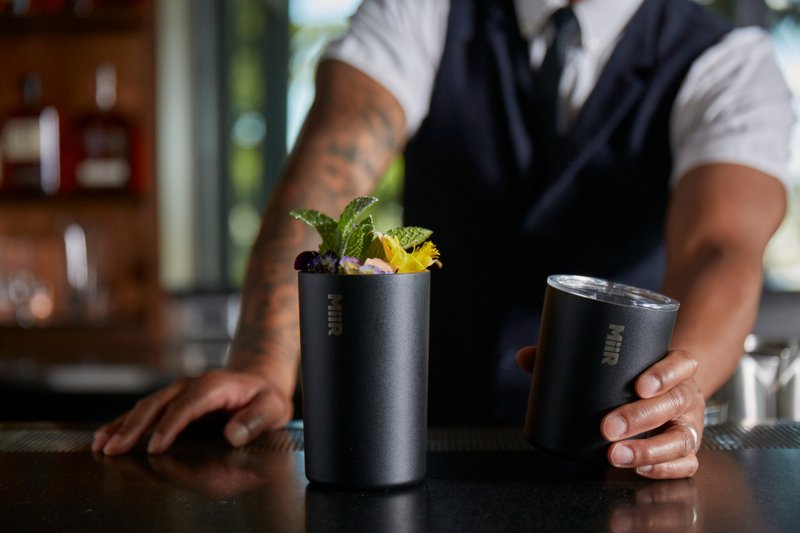 MiiR 高球杯 14oz/414ml 双层真空 保温 保冰 鸡尾酒 调酒 经典黑 - 酒杯/酒器 - 不锈钢 黑色