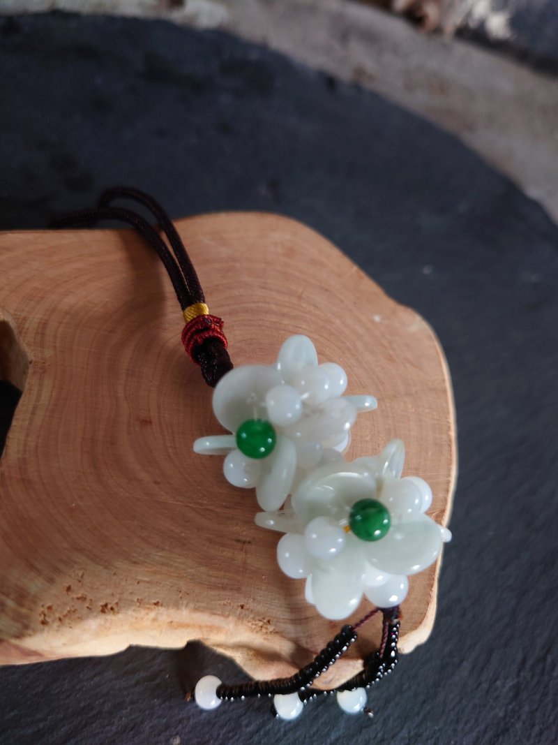 Miss feng天然石-天然花环缅甸玉吊饰 - 手链/手环 - 玉石 