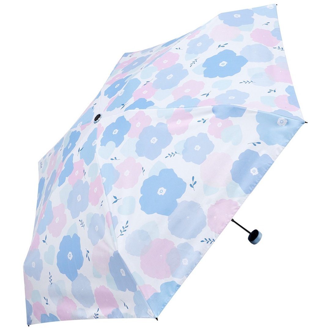 Airlight 漫天花瓣 全遮光 防晒 黑胶 五折伞 口袋伞 - 雨伞/雨衣 - 其他材质 紫色