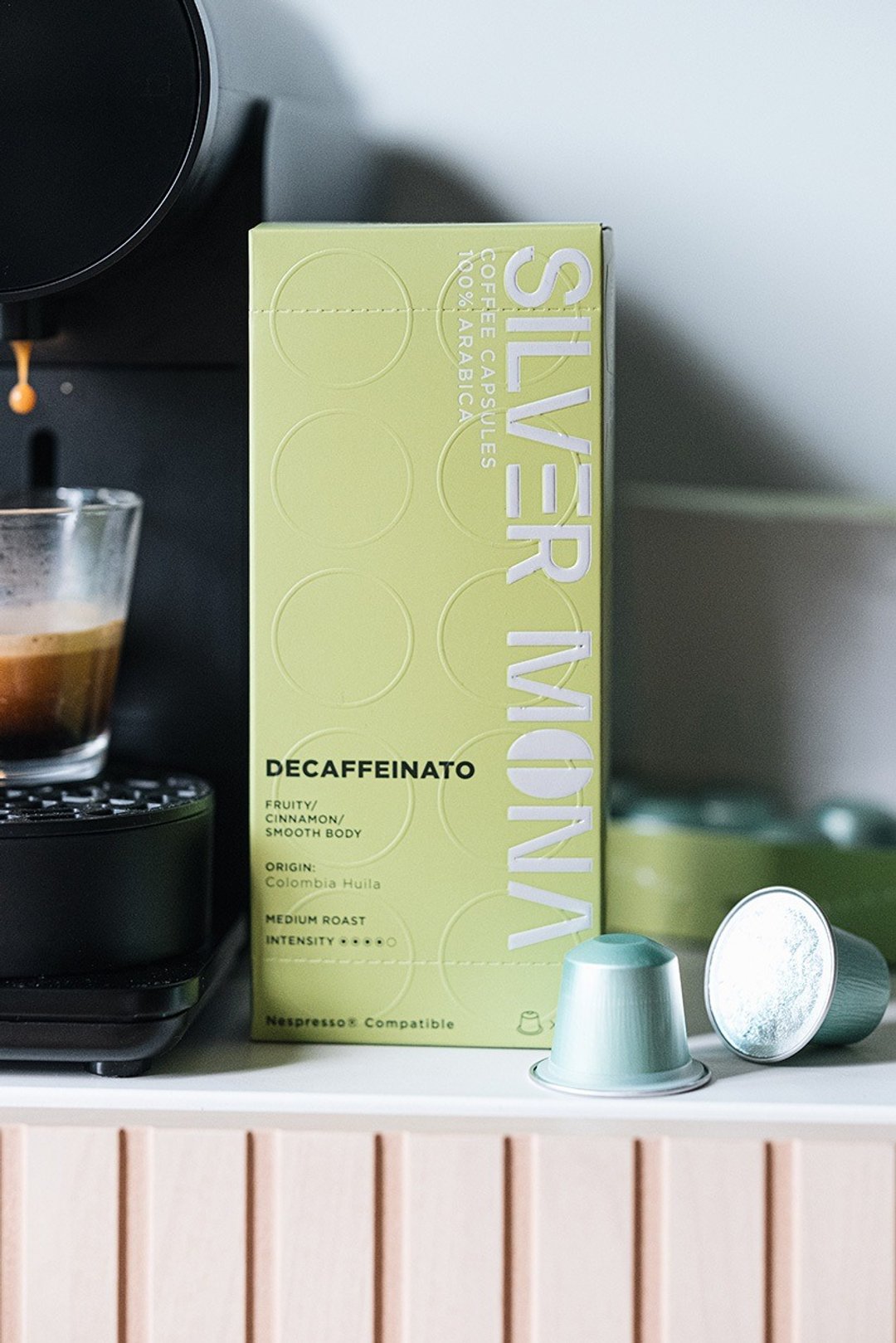 Silver Mona - Decaffeinato Coffee Capsules 低因迷情咖啡胶囊 - 咖啡 - 纸 