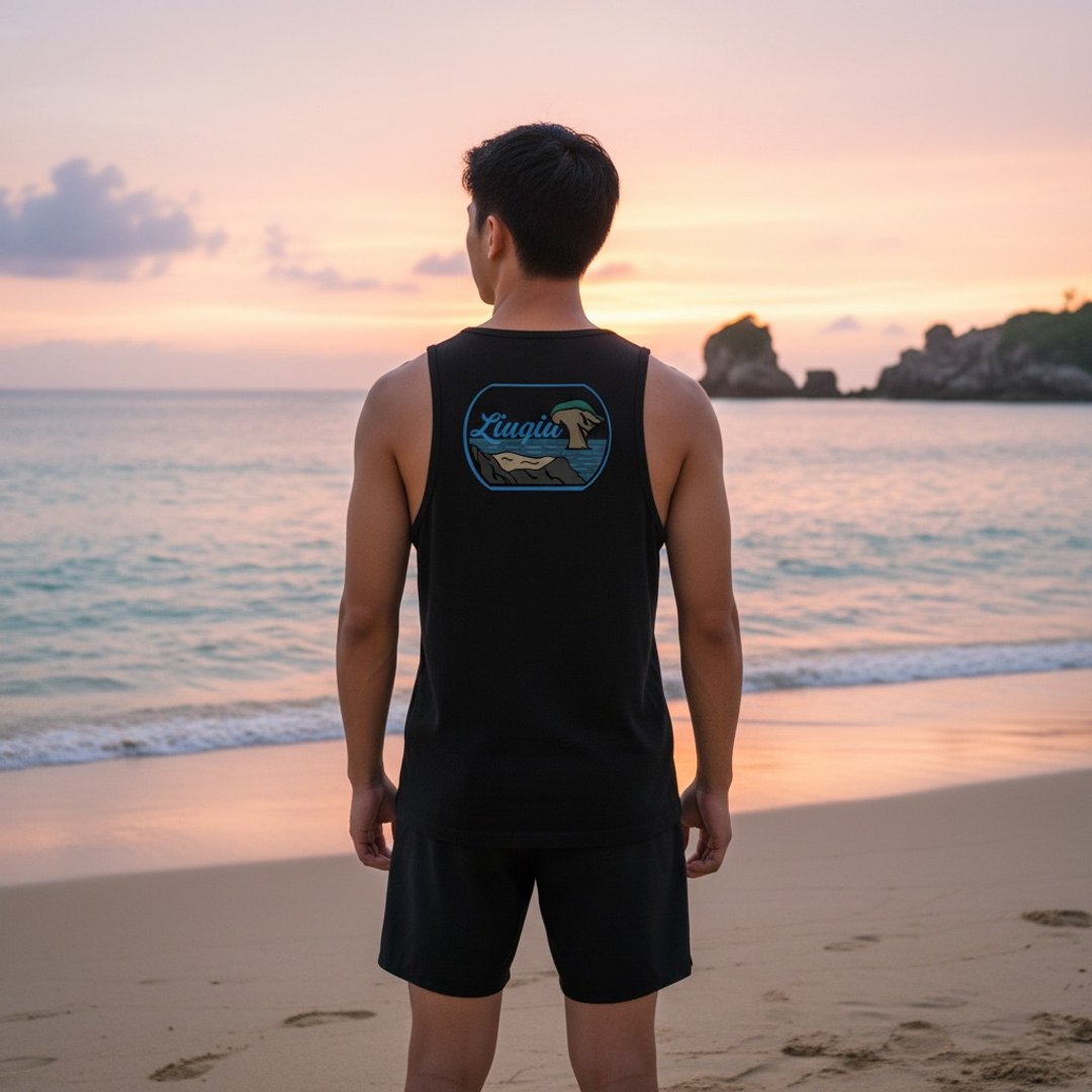 HAGWOUTDOOR Island Series Tank 岛屿系列背心-Liuqiu小琉球 - 男装背心 - 棉 