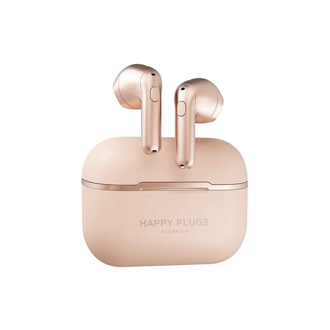 Happy Plugs Hope 真无线蓝牙耳机 - 粉色金 Rose Gold - 耳机 - 塑料 粉红色