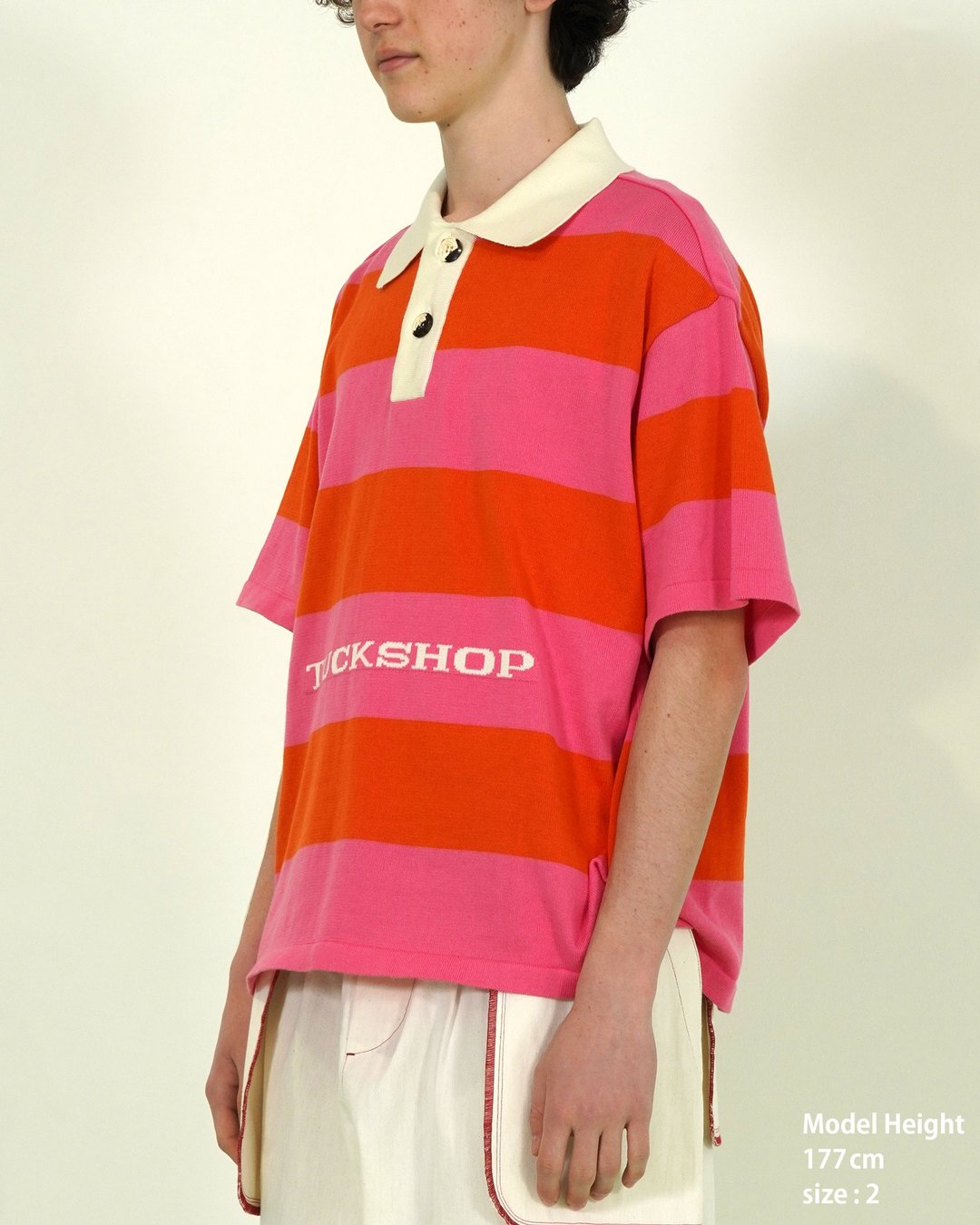 KNIT SHIRT - 女装针织衫/毛衣 - 棉．麻 红色