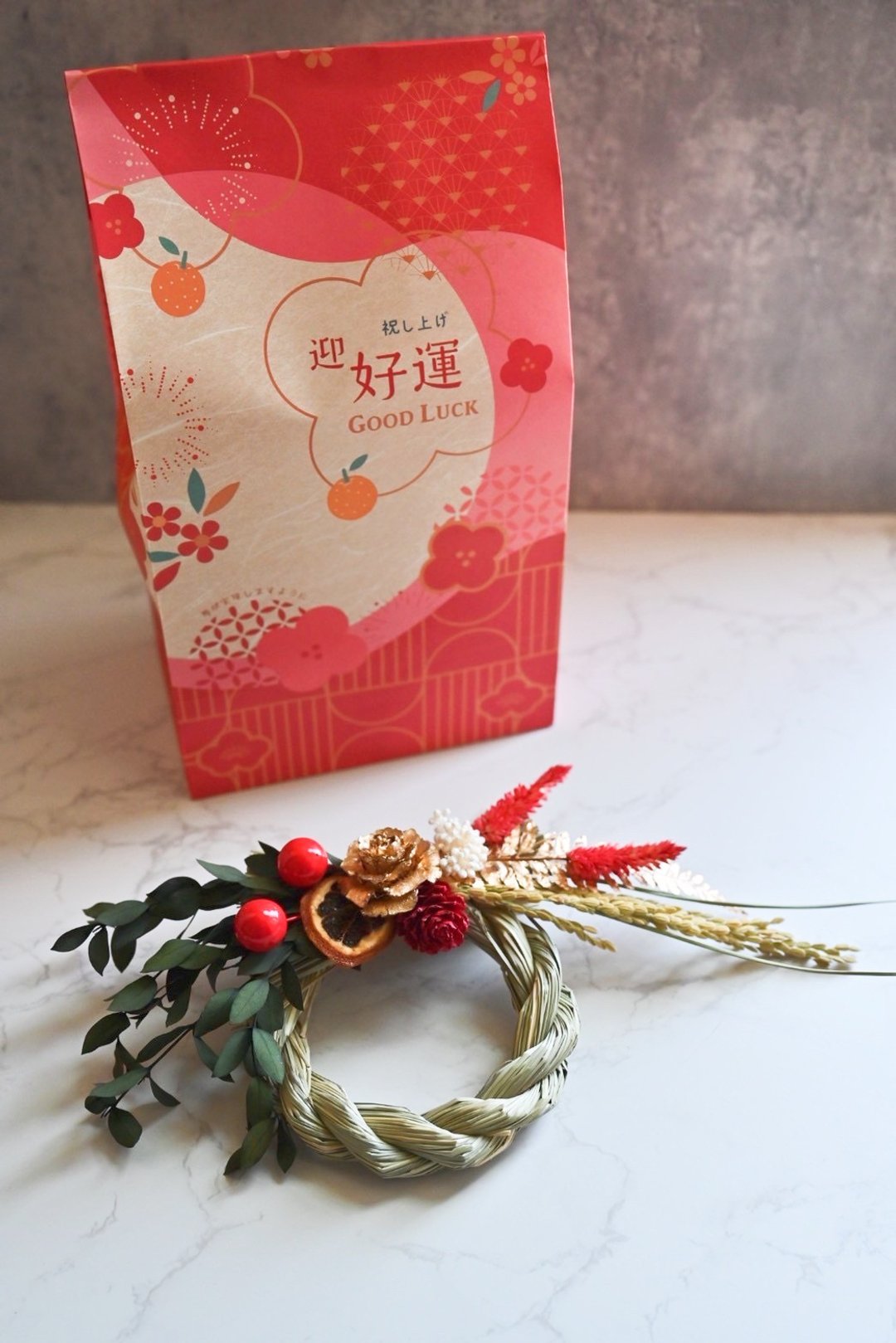 I DIY材料包 I 日式注连绳 - 干燥花/捧花 - 植物．花 多色