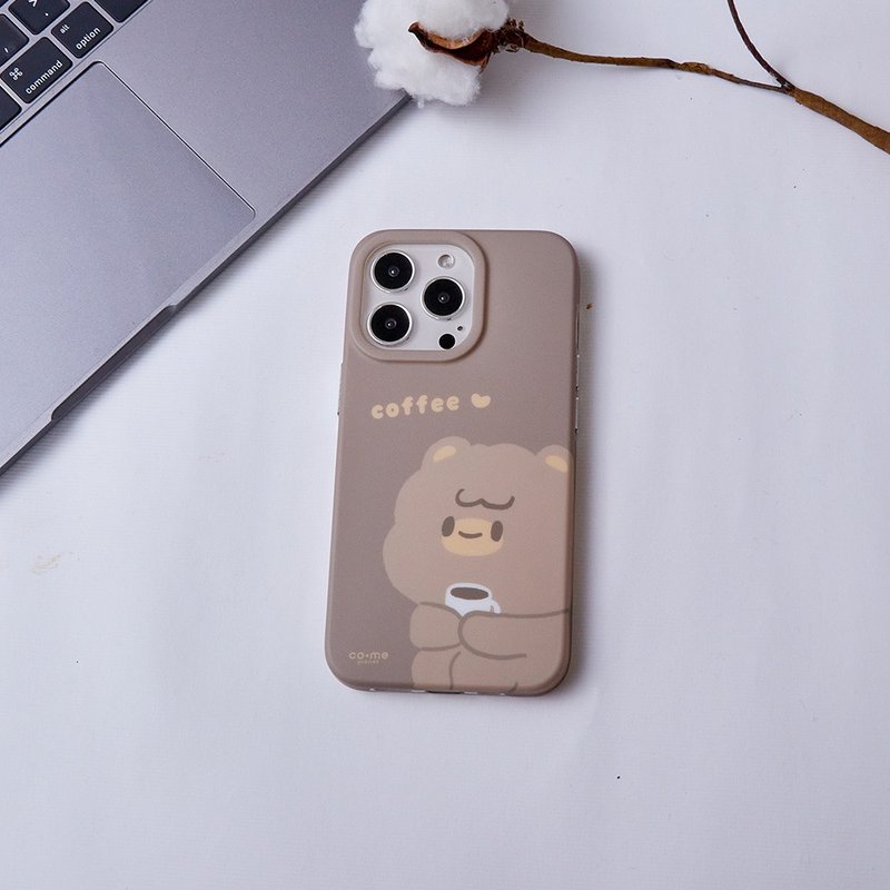 CO.ME Planet 大菲喝咖啡防摔iPhone手机壳 - 手机壳/手机套 - 塑料 多色