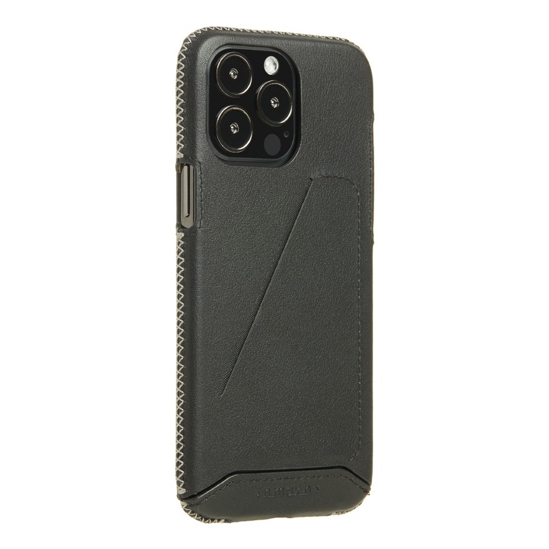 iPhone14 Pro Max 经典系列全包覆手机皮套-碳黑 - 手机壳/手机套 - 真皮 黑色