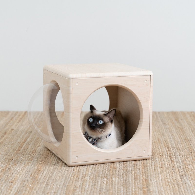 方格跳箱窝-S款 - 抓板/跳台 - 木头 咖啡色