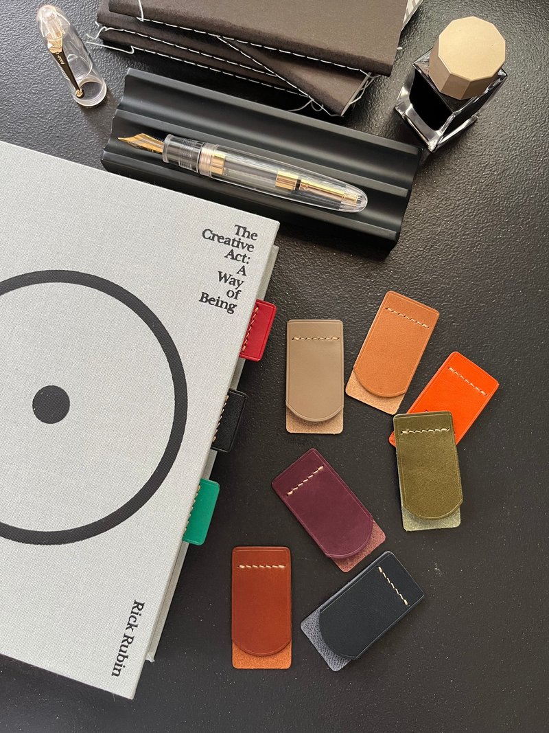 书签 - 书签 - 真皮 咖啡色