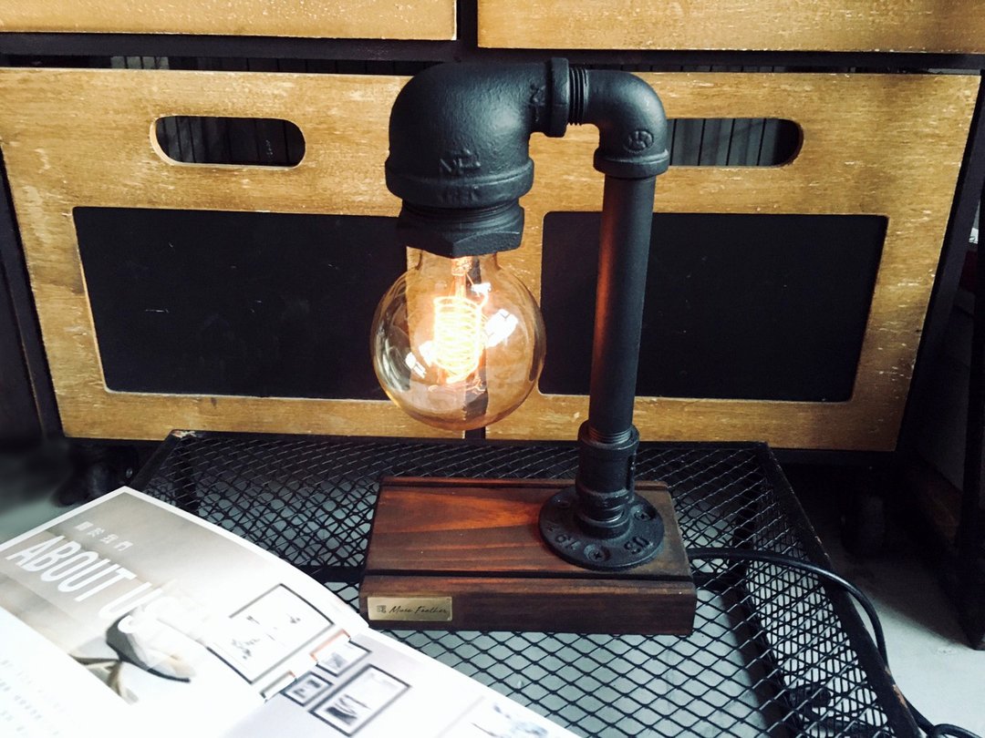 曙MUSE 水管灯 LED 原木 小物 摆饰 灯具 灯泡 灯饰 USB 钨丝 - 灯具/灯饰 - 木头 多色
