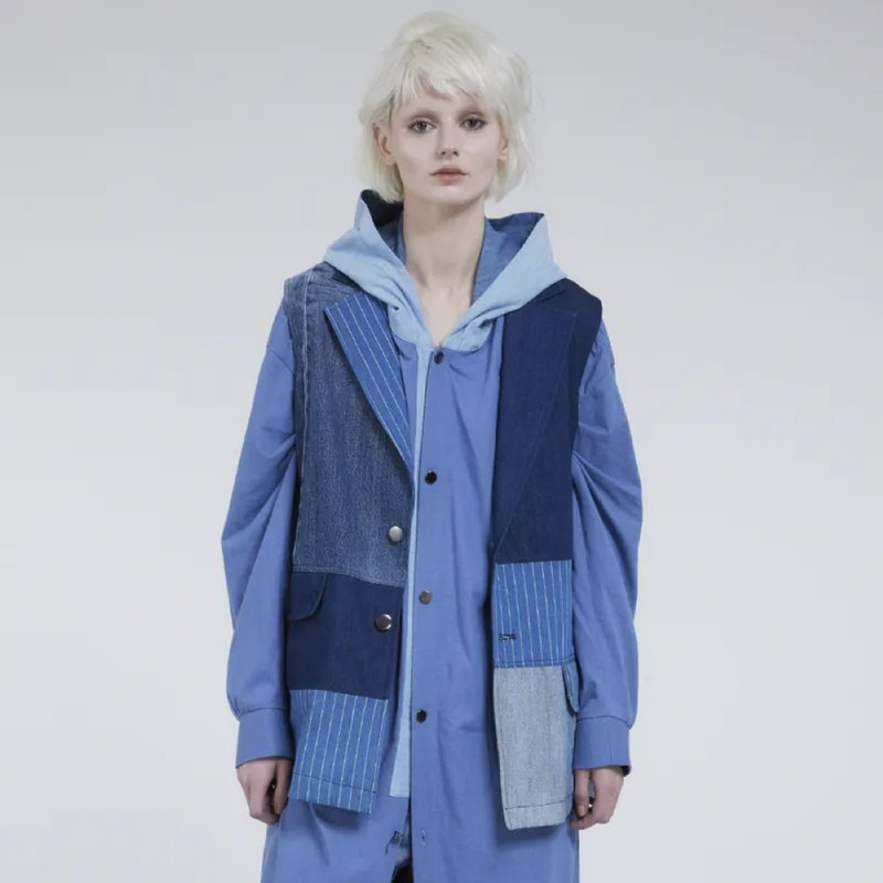 6格拼接背心_条纹 - 其他 - 其他材质 