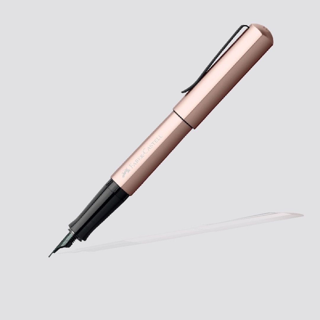 Faber-Castell HEXO 玫瑰金 钢笔 免费刻字 - 钢笔 - 其他材质 金色