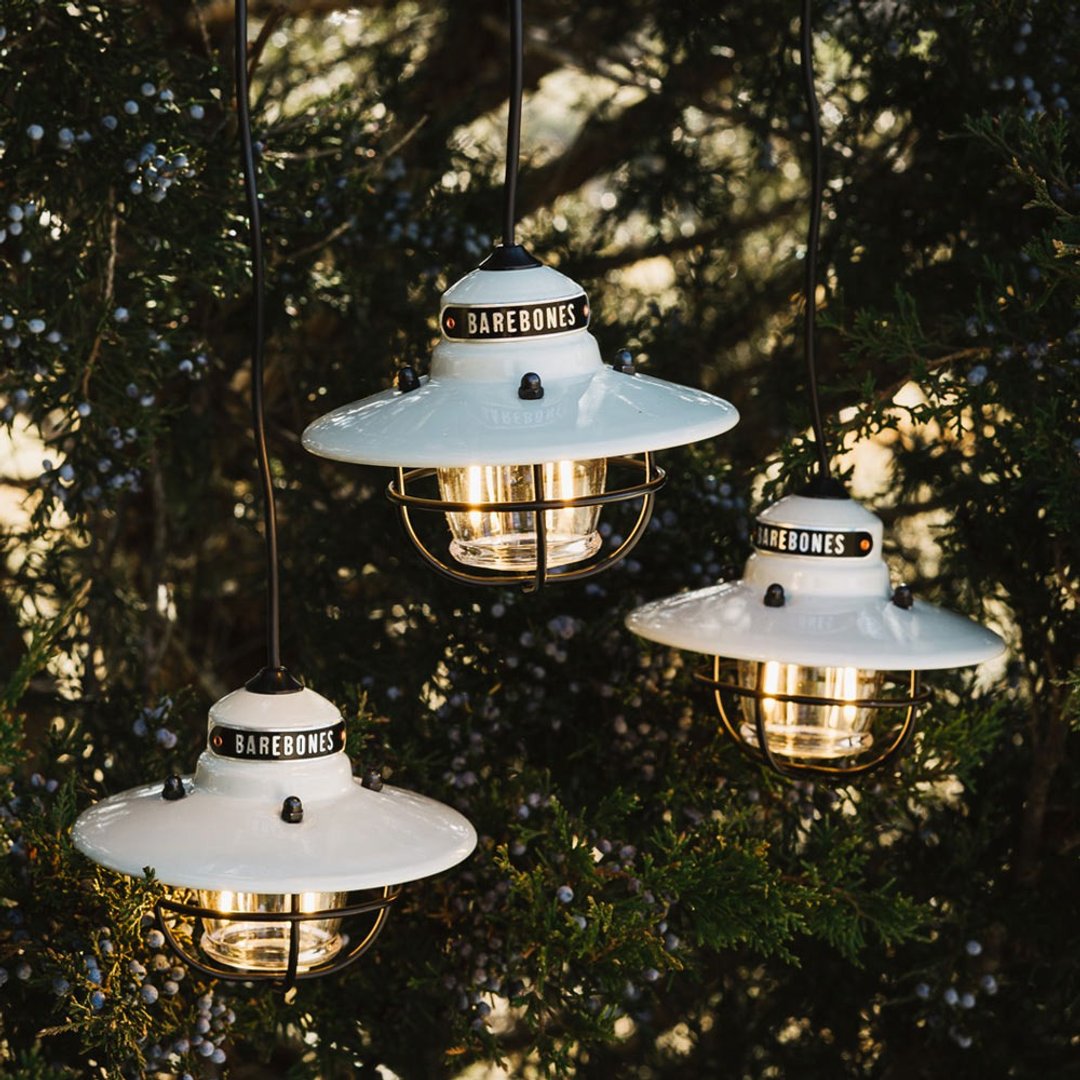 【三入一组】Barebones 串连垂吊营灯 Edison String Lights - 露营用品 - 其他金属 