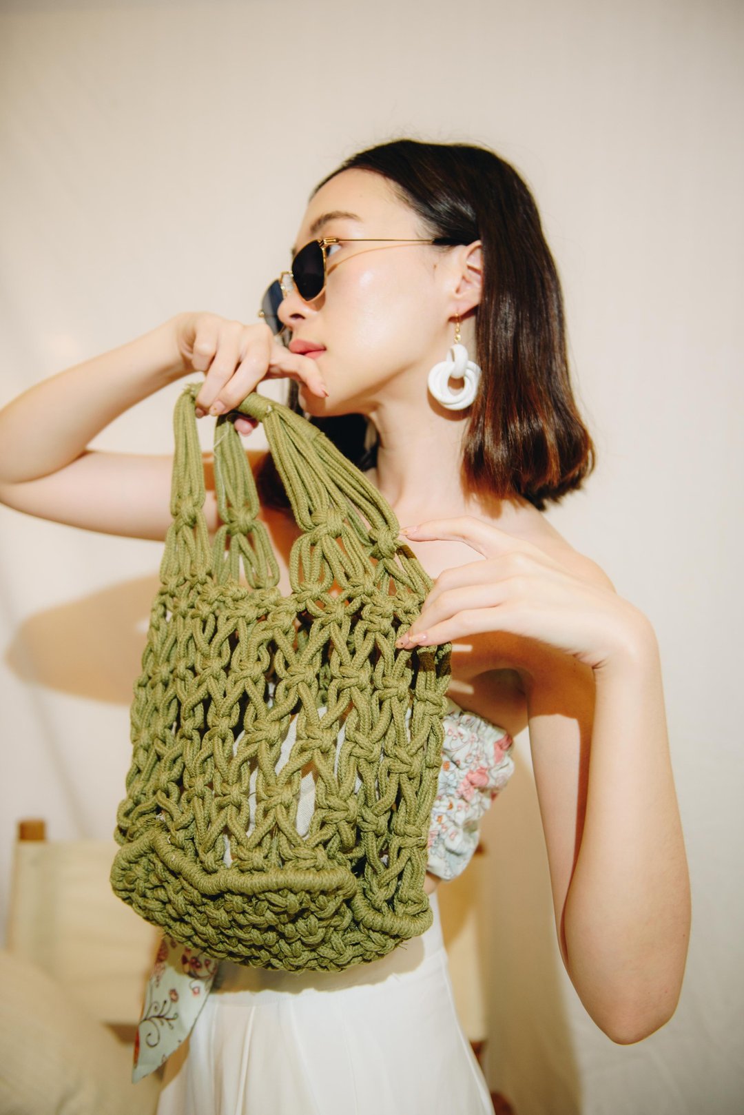 EMMA BAG / Seaweed - 手提包/手提袋 - 其他材质 绿色