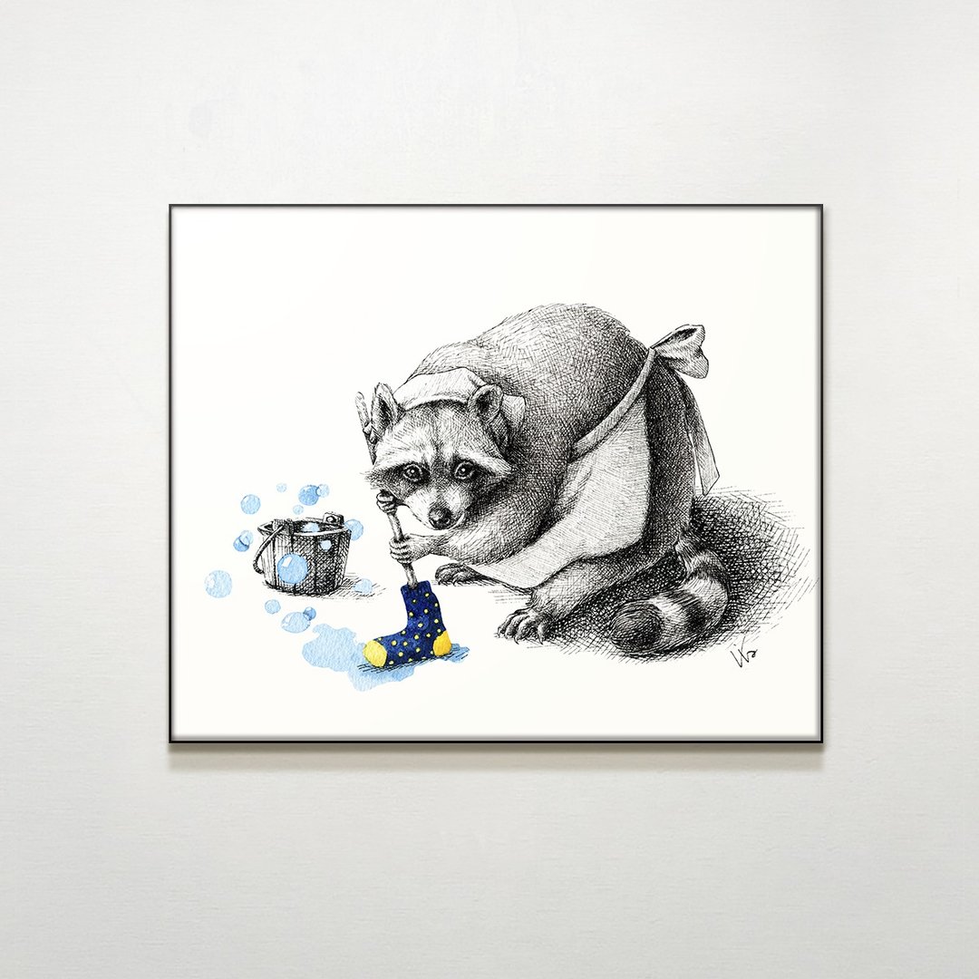 Cinderaccoon / Via Fang.插画.挂画.公平交易.家居布置.空间装潢 - 海报/装饰画/版画 - 防水材质 
