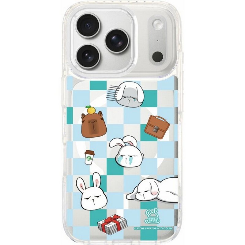 星期一 Bruce 懒惰格子 iPhone17 Pro Max 透明/磁吸磁换式手机殻 - 手机壳/手机套 - 塑料 多色