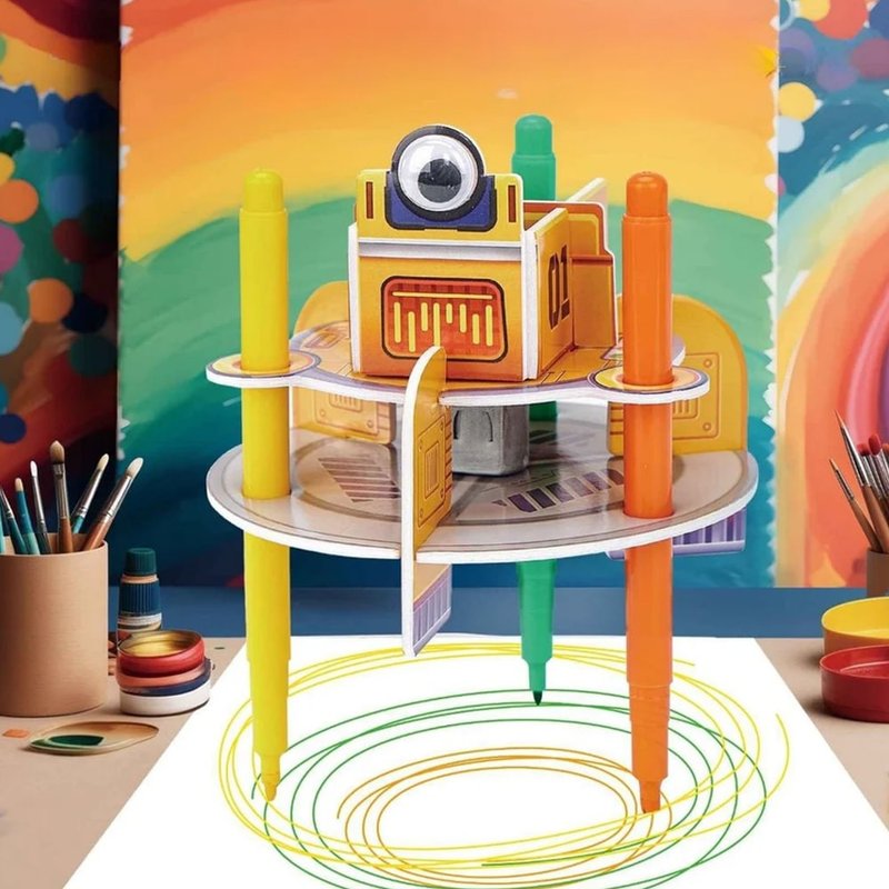 NATIONAL GEOGRAPHIC 国家地理 STEM 动手做 ! 涂鸦机器人 - 玩具/玩偶 - 其他材质 