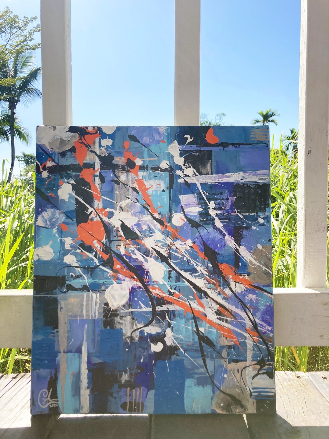 抽象绘画－梦就像这样7  abstract painting Dream Like This 7 - 订制画像 - 棉 多色