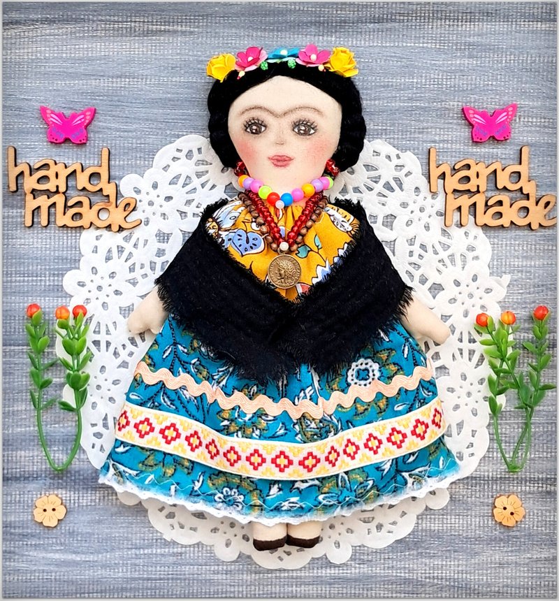墨西哥布娃娃，蒂尔达娃娃 - 布娃娃 - 布娃娃，布娃娃填充 - 玩偶/公仔 - 棉．麻 多色