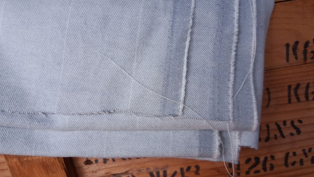 Cotton Cashmere 纯棉 喀什米尔羊毛 弹性 磨毛斜纹布 2码 - 其他 - 棉 蓝色