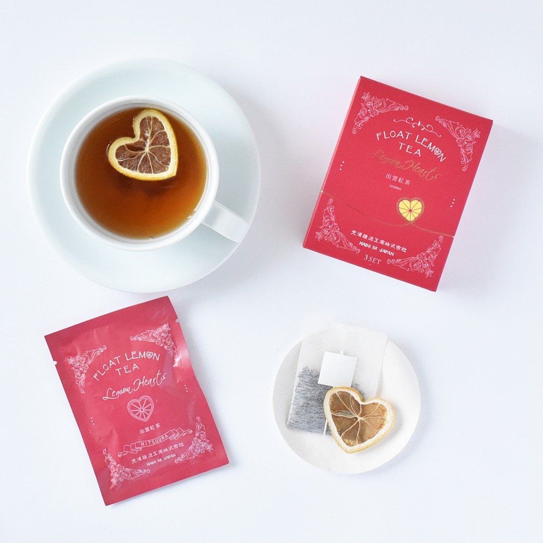Lemon Heart 心型漂浮柠檬红茶茶包组 - 出云红茶 - 茶 - 新鲜食材 