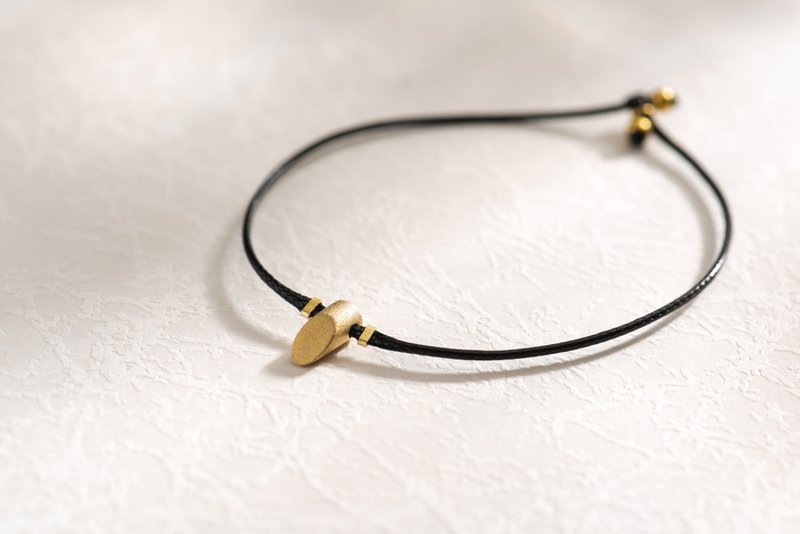 Charlene牵引 莹丝手绳-E款纯银镀金-手作 手环 手链 对链 脚链 - 手链/手环 - 其他金属 金色