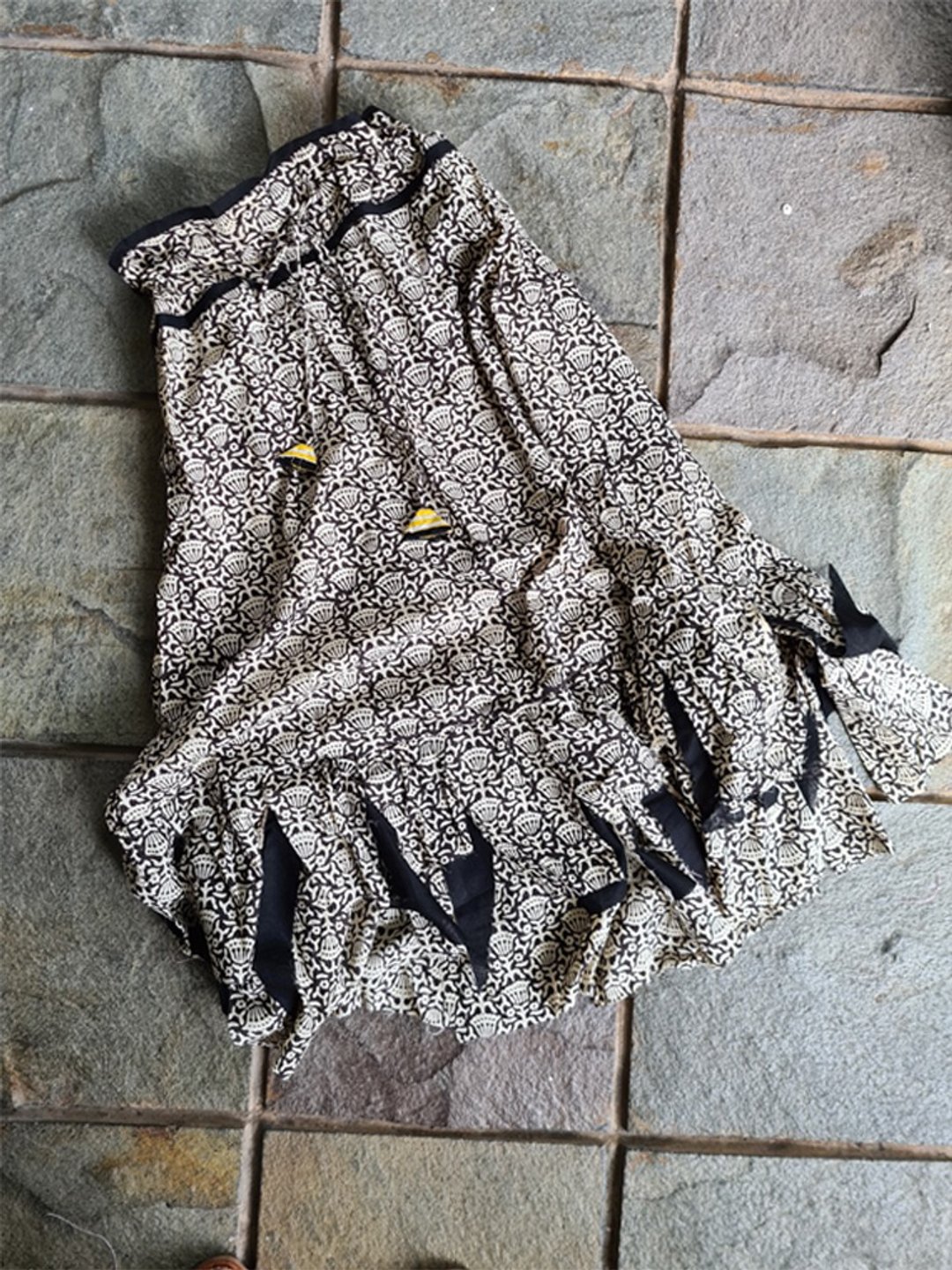 Florita Skirt - 裙子 - 棉 黑色