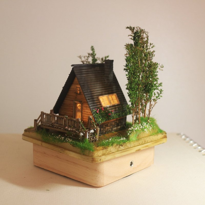 松林小酒馆 - 春日篇 - 摆饰 - 木头 绿色